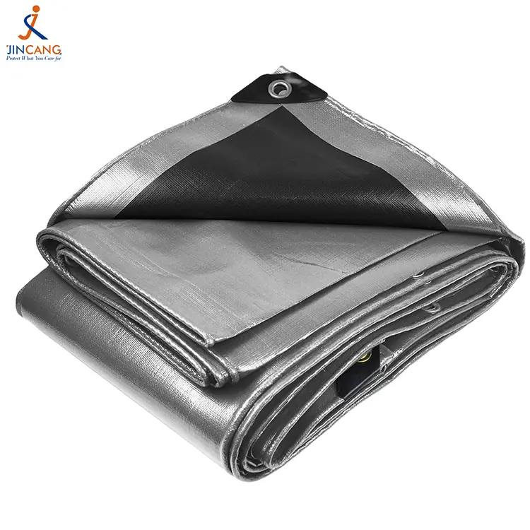Silver Hitam 240 Virgin Pe Tarpaulin