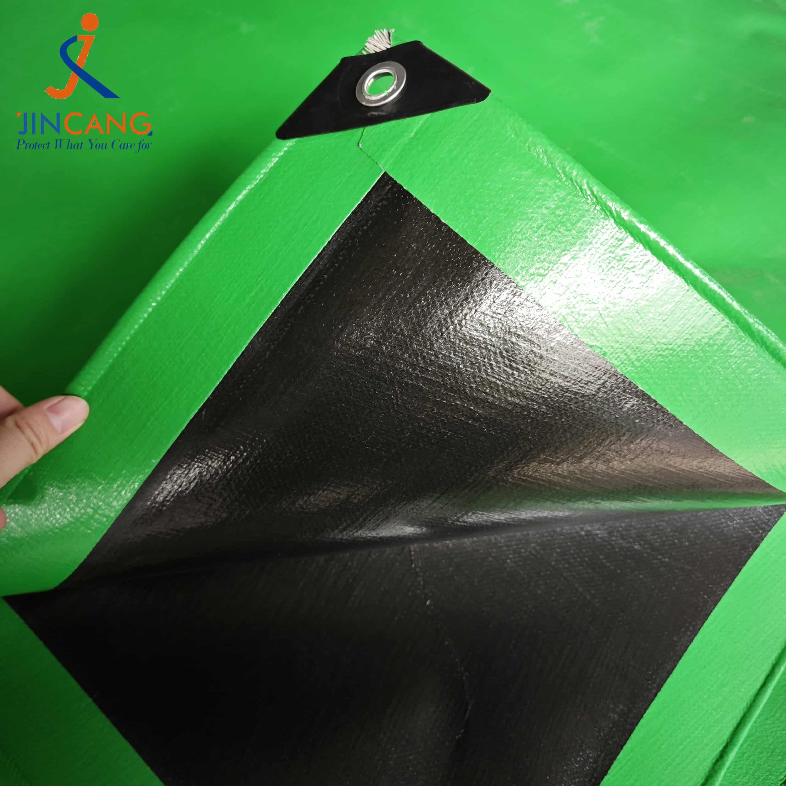 Rumput Hijau 300 Gsm Virgin PE Terpal