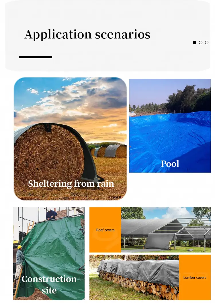 50 GSM Blue PE Tarpaulin