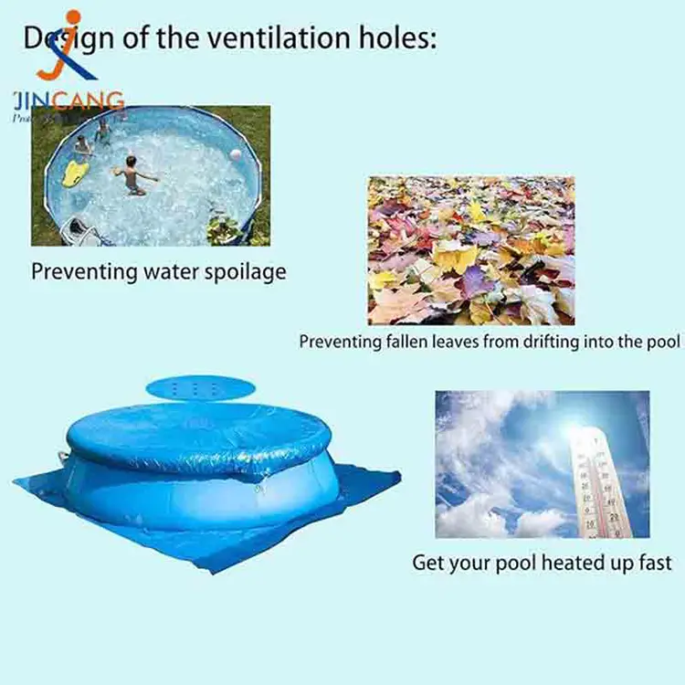 Penutup kolam renang lipat tahan air luar ruangan
