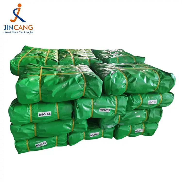 Rumput hijau 300 gsm virgin pe tarpaulin