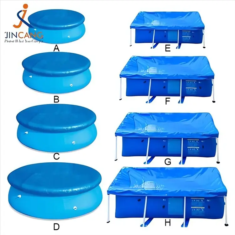 Penutup kolam di atas tanah