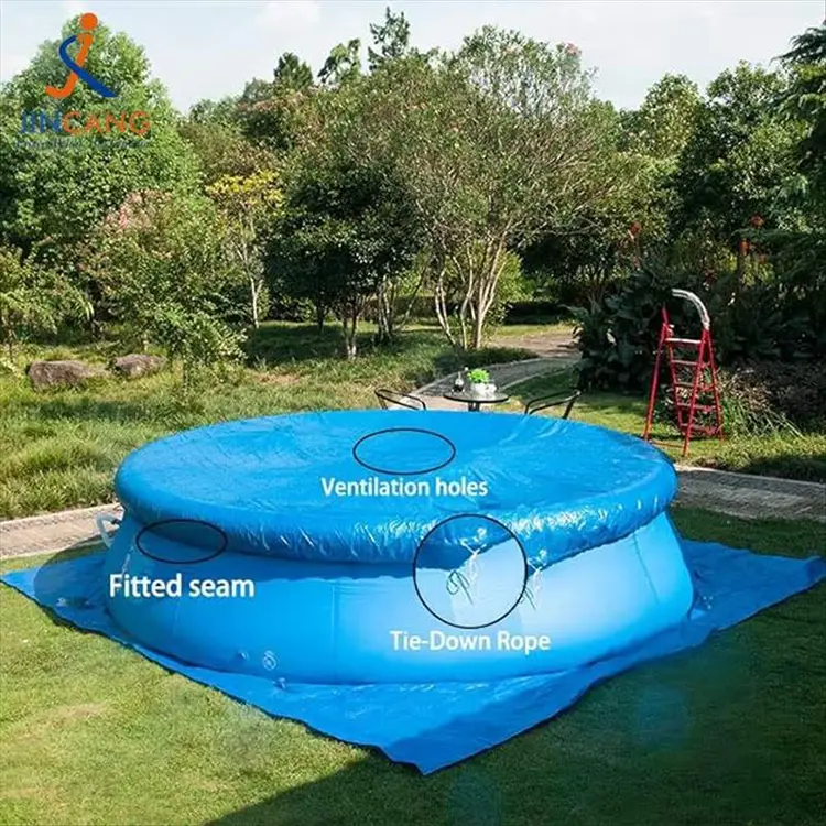 Penutup kolam di atas tanah